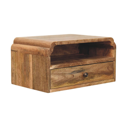 Ashland Oak 1 Drawer Wall Nightstand