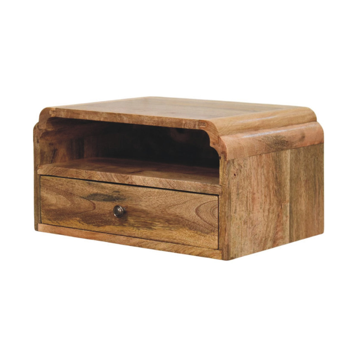 Ashland Oak 1 Drawer Wall Nightstand