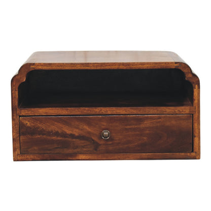 Ashland Chestnut 1 Drawer Wall Nightstand