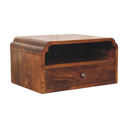 Ashland Chestnut 1 Drawer Wall Nightstand