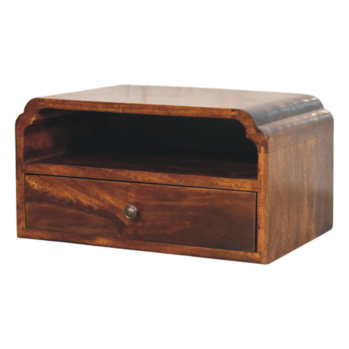 Ashland Chestnut 1 Drawer Wall Nightstand