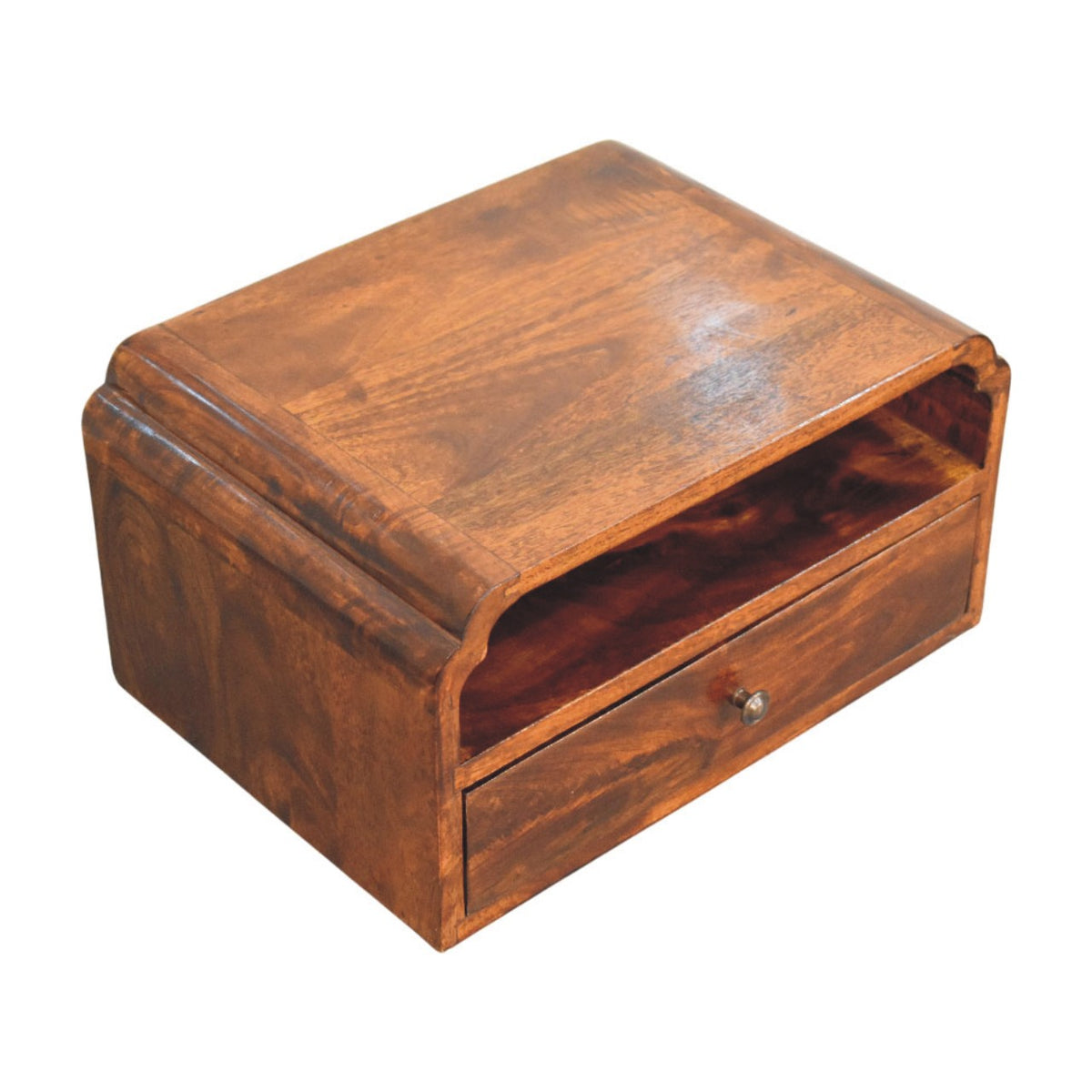 Ashland Chestnut 1 Drawer Wall Nightstand