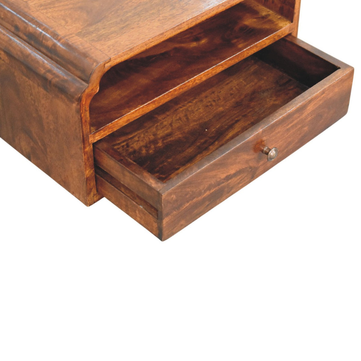 Ashland Chestnut 1 Drawer Wall Nightstand