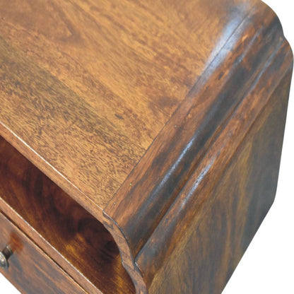 Ashland Chestnut 1 Drawer Wall Nightstand
