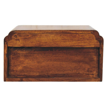 Ashland Chestnut 1 Drawer Wall Nightstand