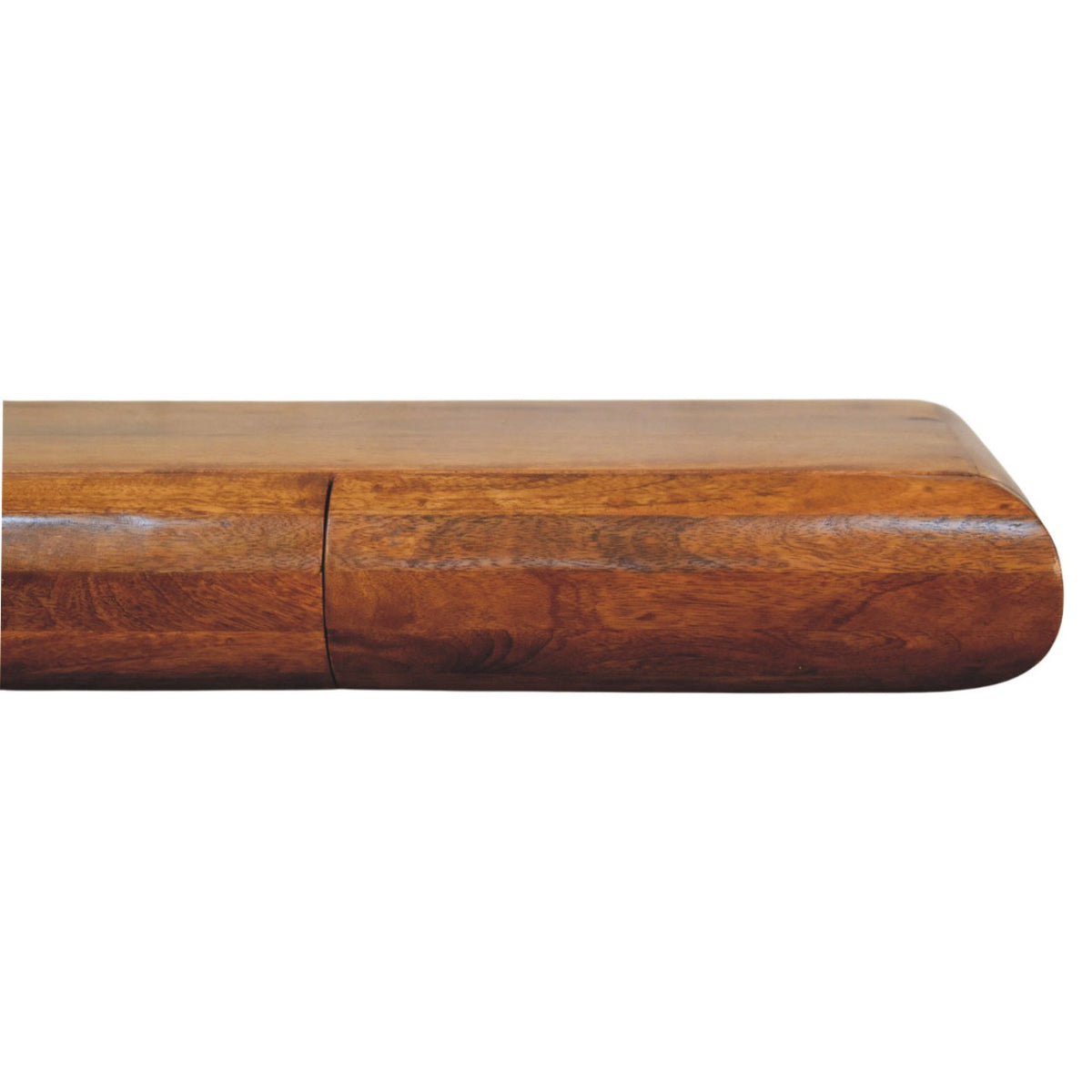 Marin Amber Oak Triple Floating Wood Console