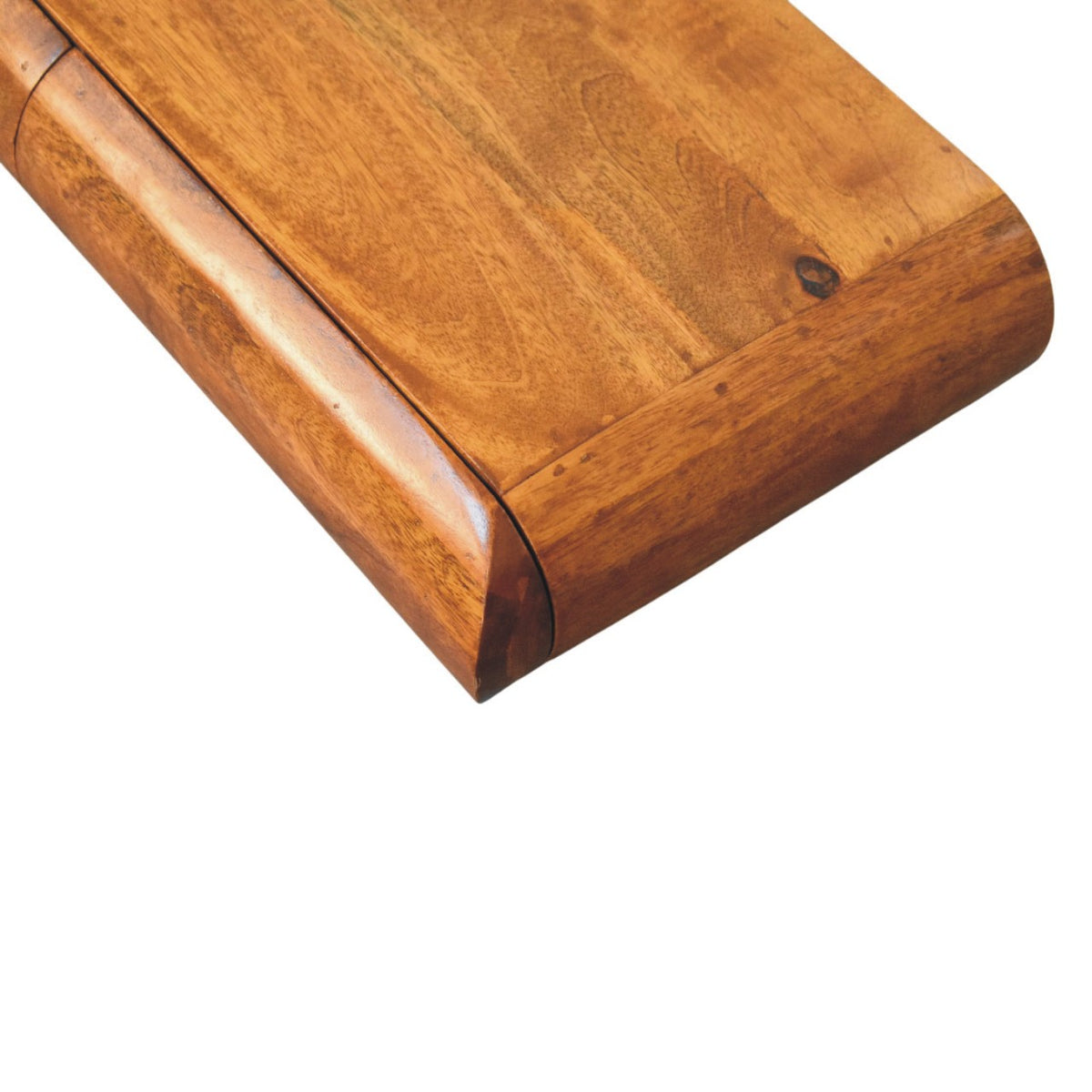 Marin Amber Oak Triple Floating Wood Console