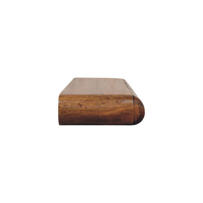 Marin Amber Oak Triple Floating Wood Console
