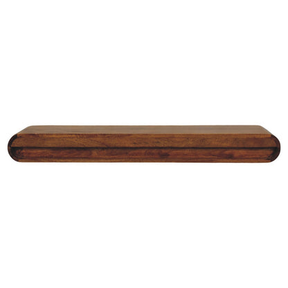 Marin Amber Oak Triple Floating Wood Console