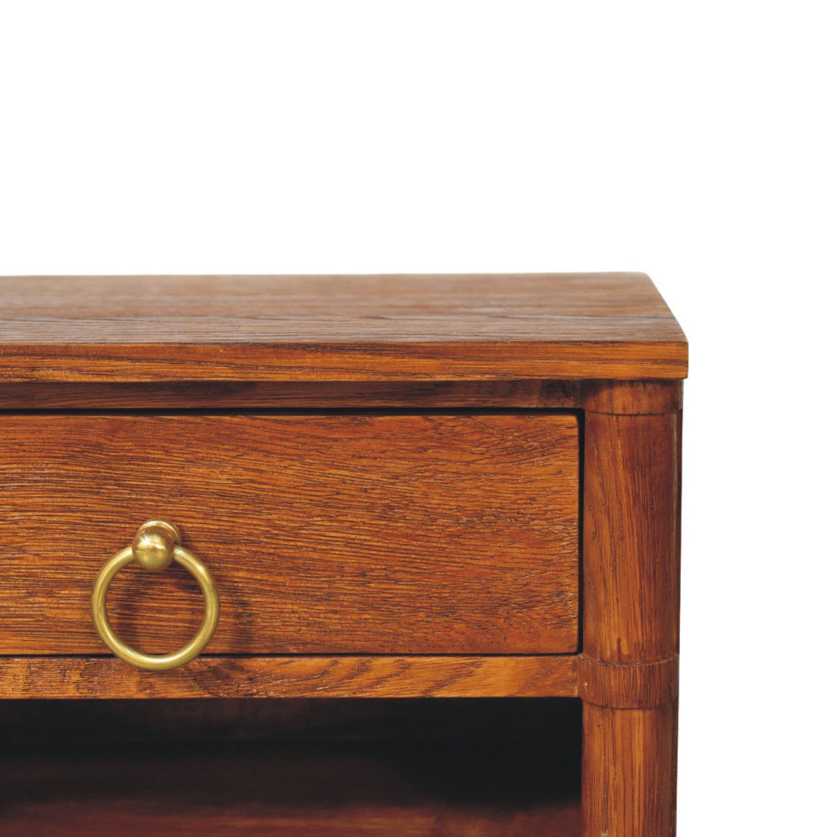 Cove Tiger Oak Box Floating Nightstand