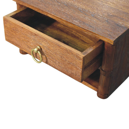 Cove Tiger Oak Box Floating Nightstand