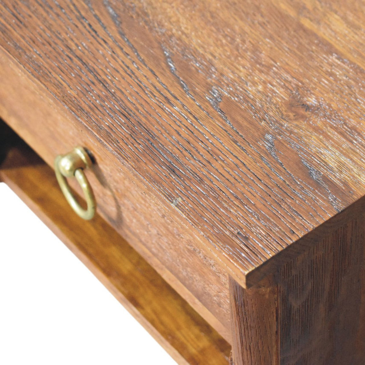 Cove Tiger Oak Box Floating Nightstand
