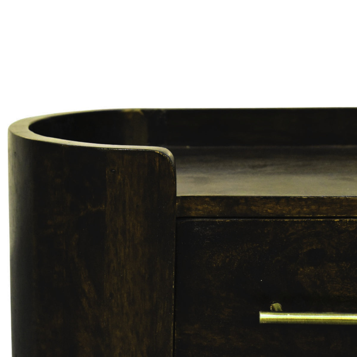 Sonora Mocha Wood Floating 1 Drawer Nightstand