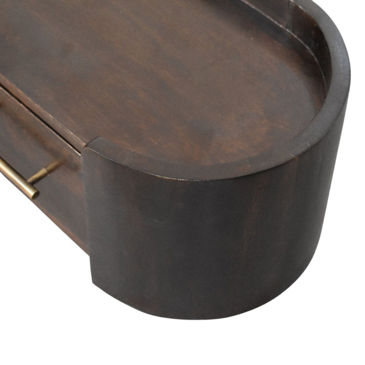 Sonora Mocha Wood Floating 1 Drawer Nightstand