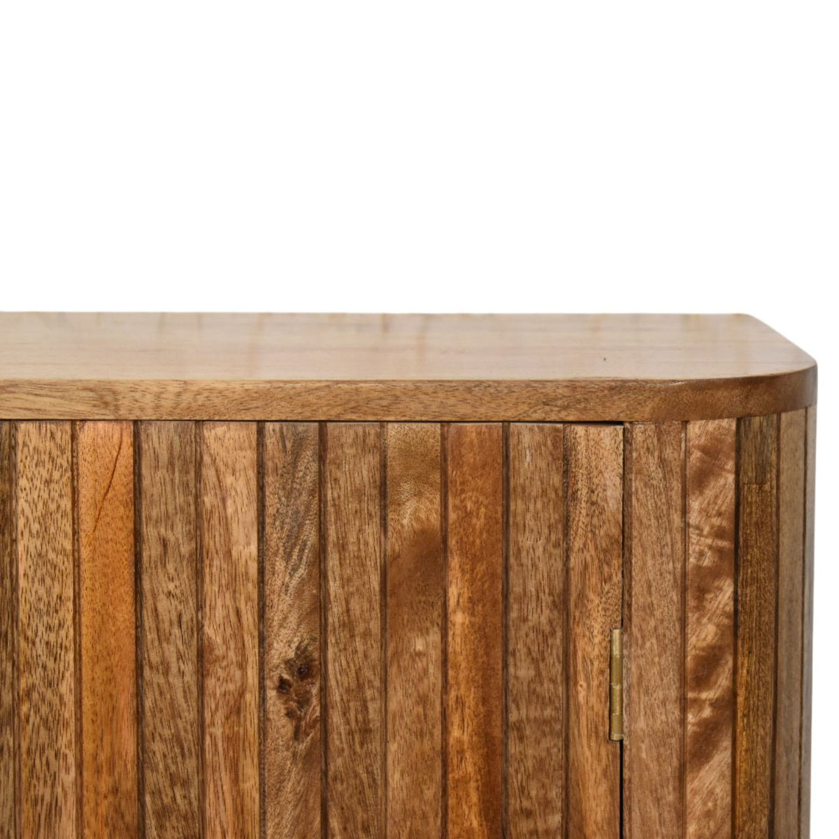 Highland Fluted Curved Solid Timber Cabinet