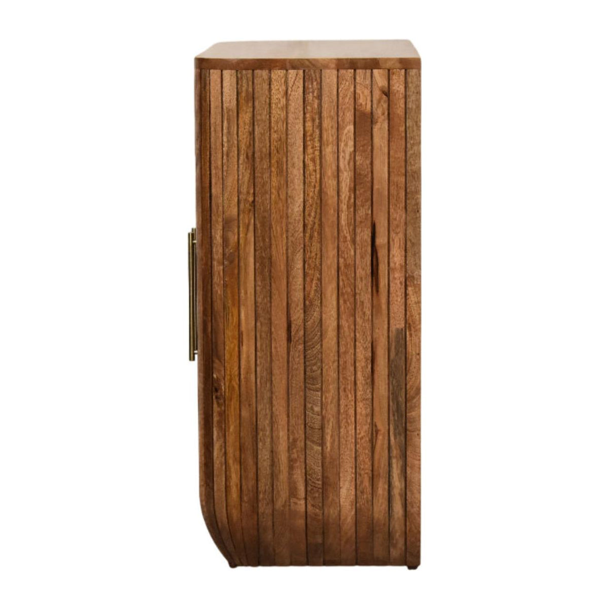 Highland Fluted Curved Solid Timber Cabinet