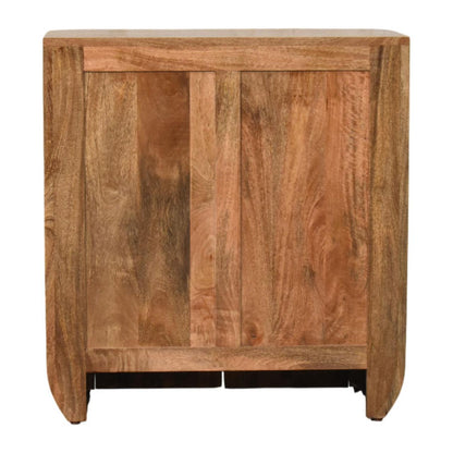 Highland Fluted Curved Solid Timber Cabinet