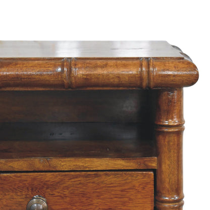 Key West Bamboo Floating Chestnut Nightstand