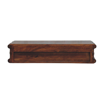 Key West Bamboo 2 Drawer Chestnut Console