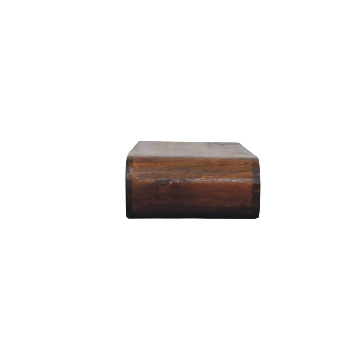 Taos Chestnut Floating Curved TV Console
