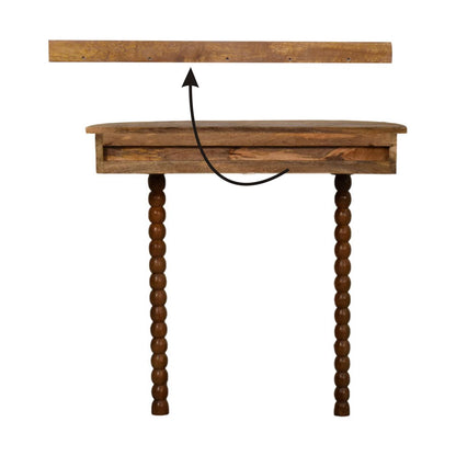 Savannah Spindle Oakish Slim Radiator Console