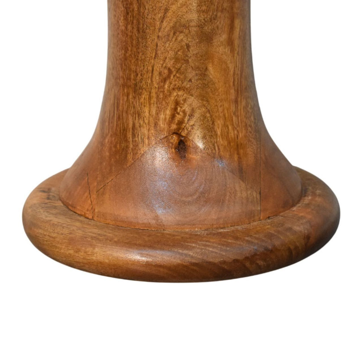 Taos Amber Oak Pedestal Console Table