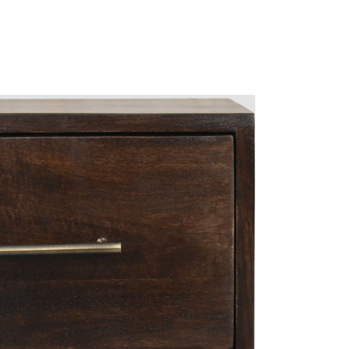 Savannah Spindle Mocha 2 Drawer Nightstand