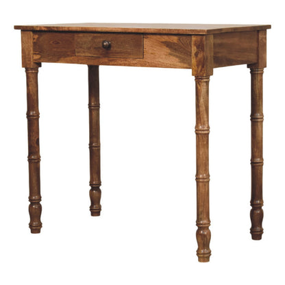 Key West Bamboo Teak Writing Desk with Drawer