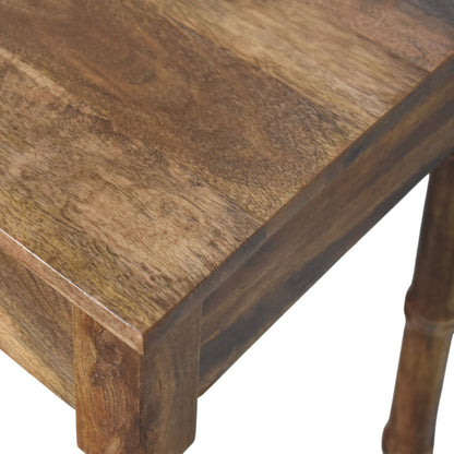 Key West Bamboo Teak Writing Desk with Drawer