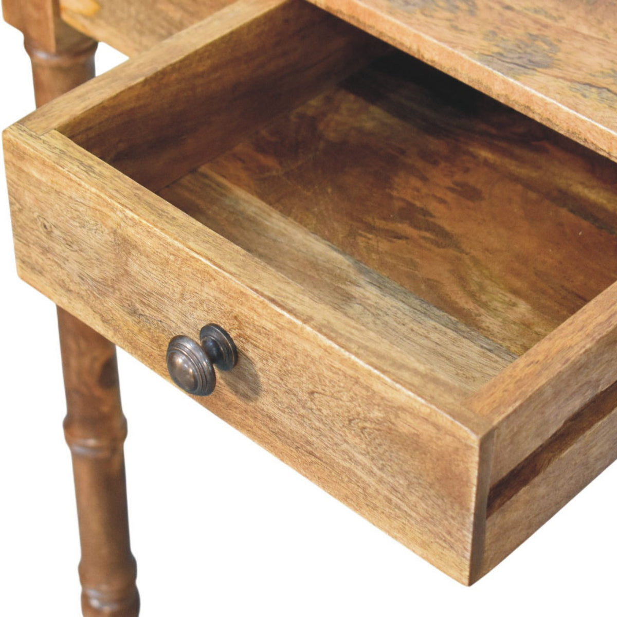 Key West Bamboo Teak Writing Desk with Drawer