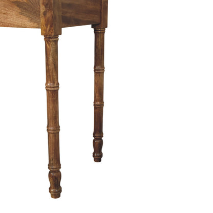 Key West Bamboo Teak Writing Desk with Drawer