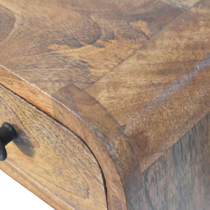 Big Sur Curved Floating 1 Drawer Nightstand