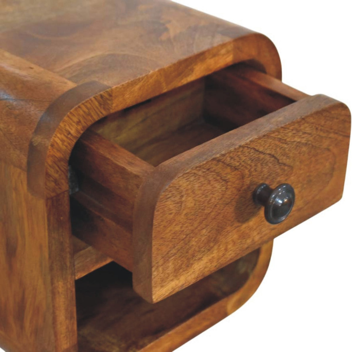 Big Sur Curved Floating 1 Drawer Nightstand