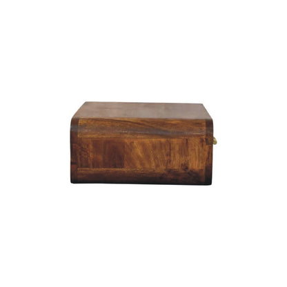 Big Sur Amber Oak Curved 1 Drawer Stand