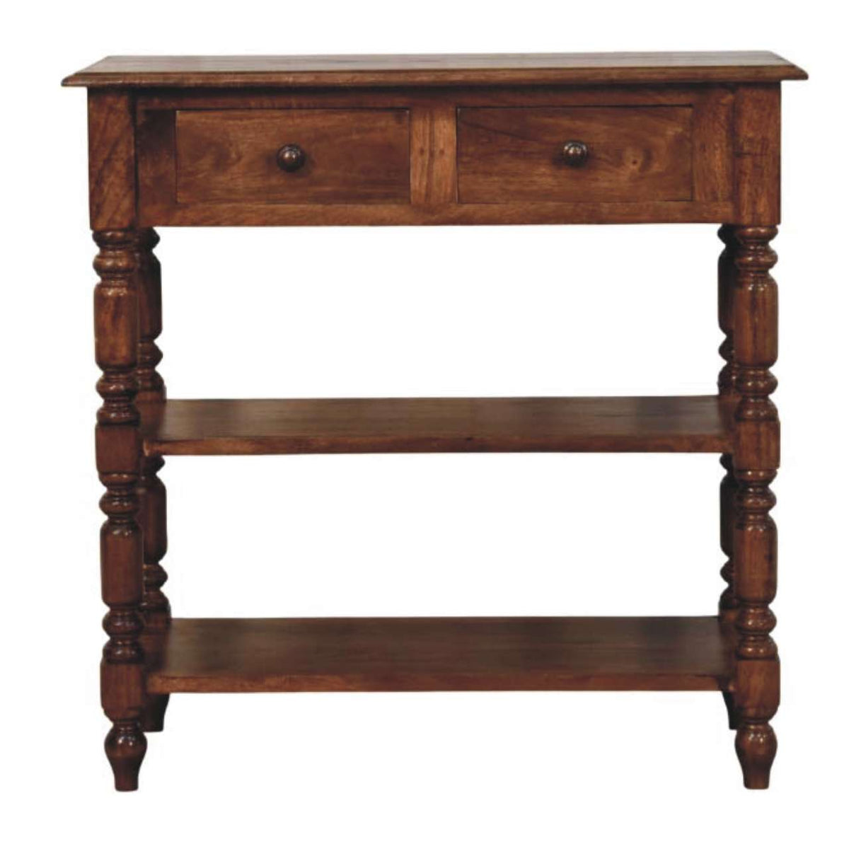 Lexington Roasted Almond 2-Drawer Side Table