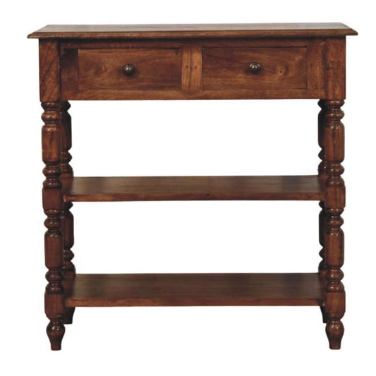 Lexington Roasted Almond 2-Drawer Side Table