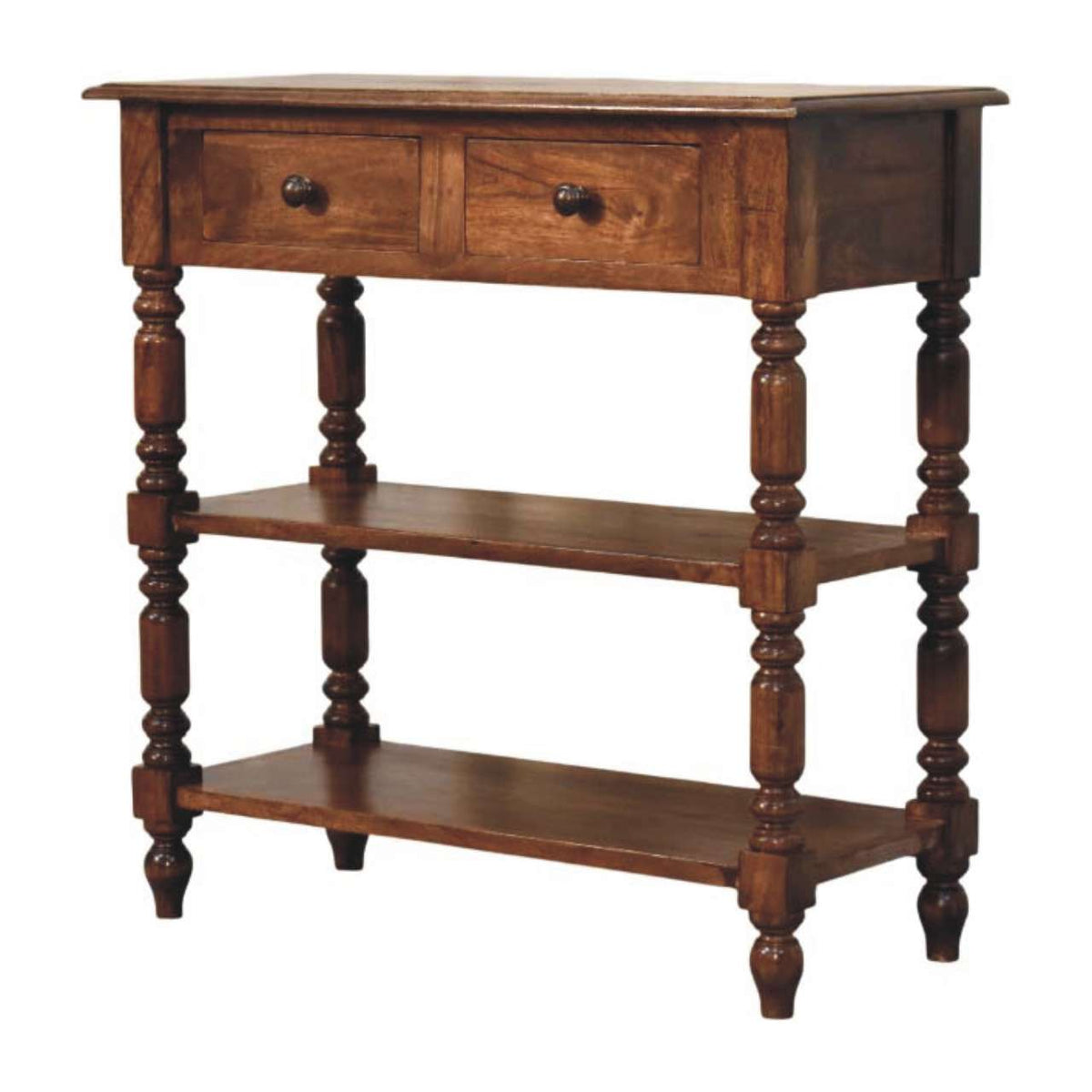 Lexington Roasted Almond 2-Drawer Side Table