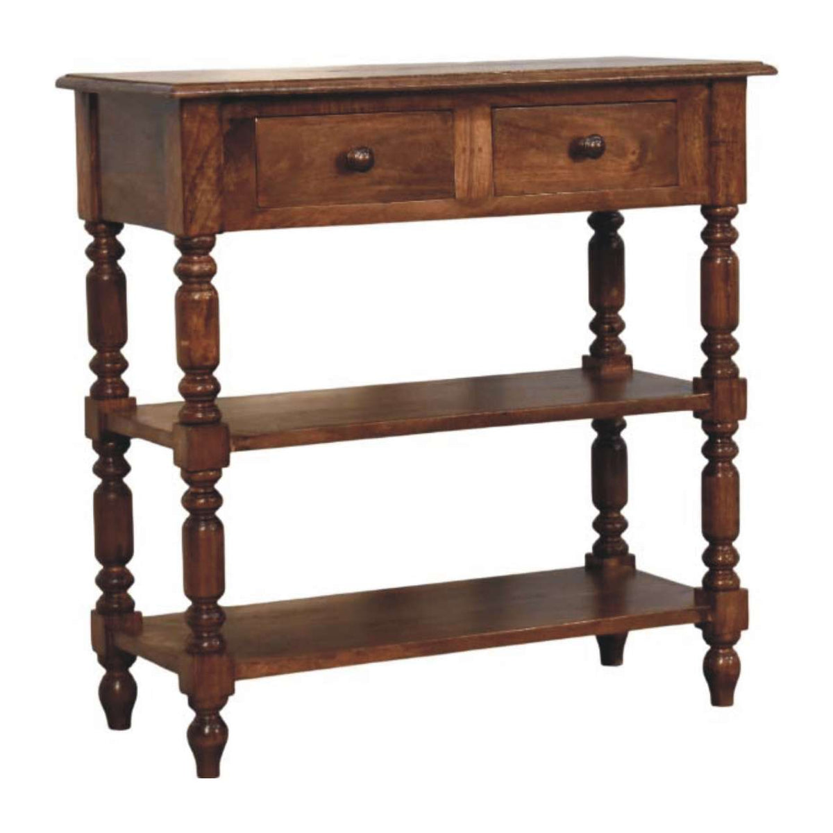 Lexington Roasted Almond 2-Drawer Side Table