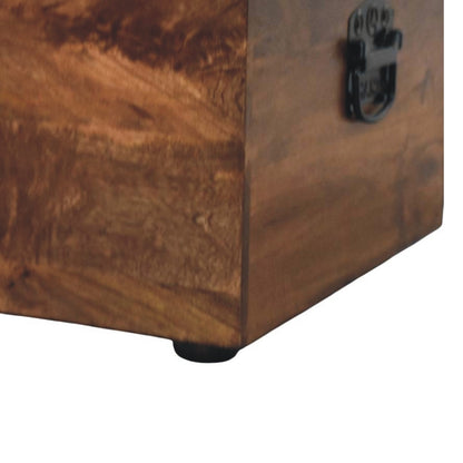 Sutton Buffalo Leather Green Storage Bench