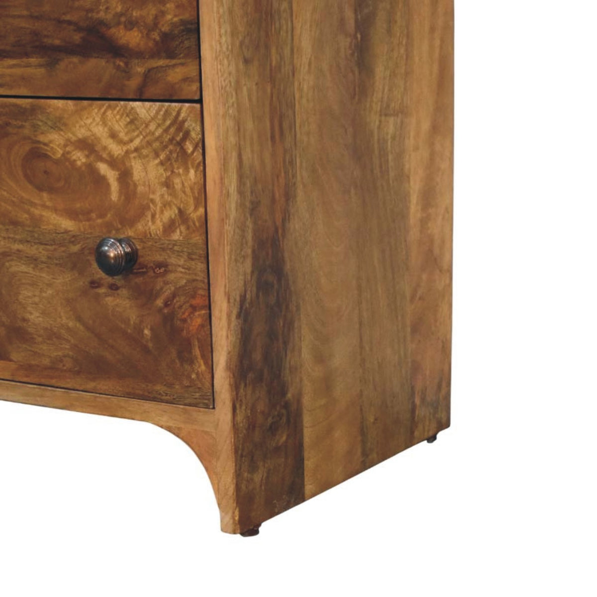 Ashland Amber Oak Scalloped Edge Chest