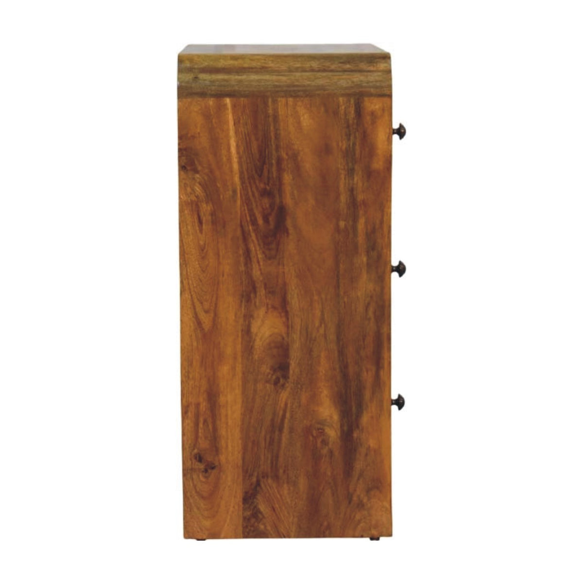 Ashland Amber Oak Scalloped Edge Chest