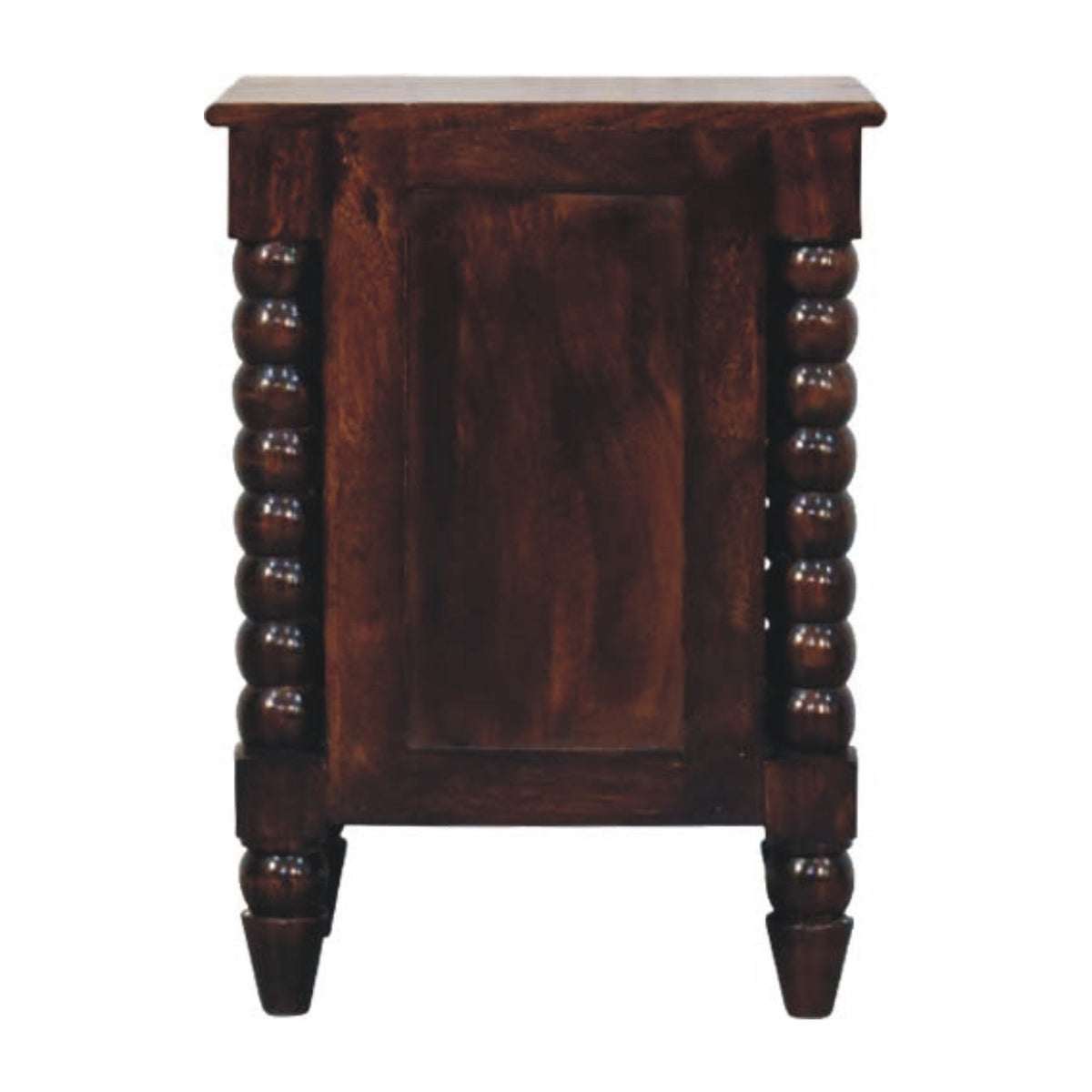 Savannah Spindle CA Walnut 2 Drawer Nightstand