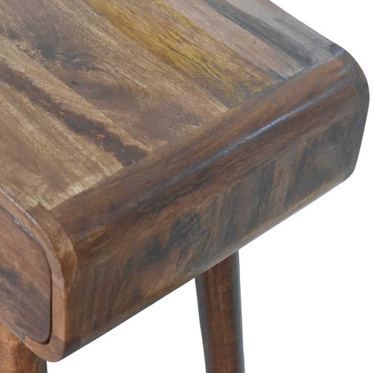 Nashville Curved 2-Drawer Console Table