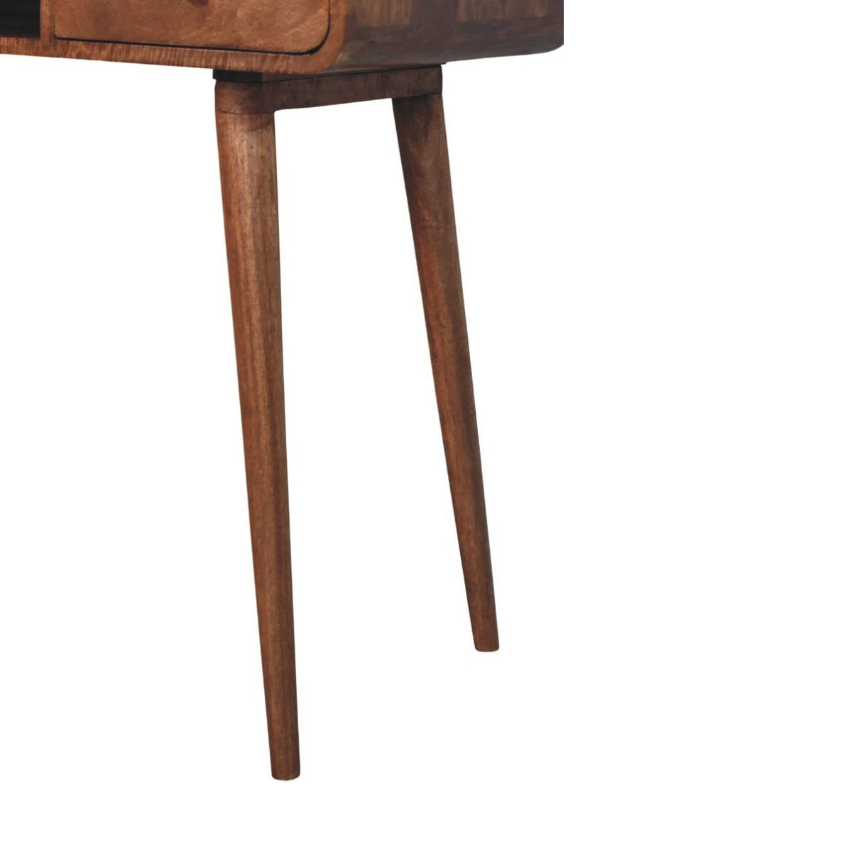 Nashville Curved 1-Drawer Writing Desk