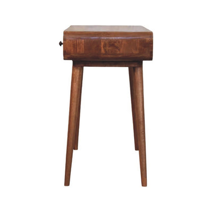 Nashville Curved 1-Drawer Writing Desk