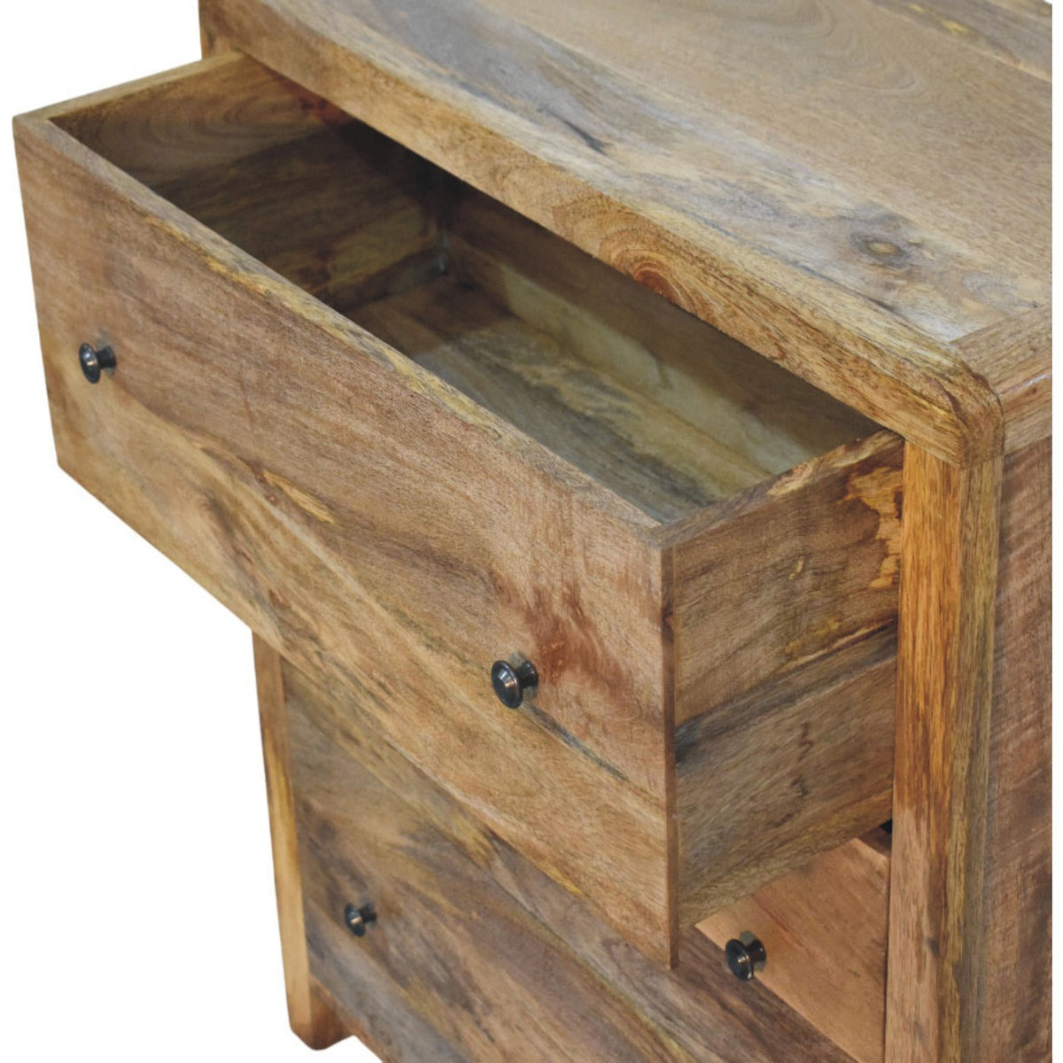 Nordic Oak-Toned 3 Drawer Timber Dresser