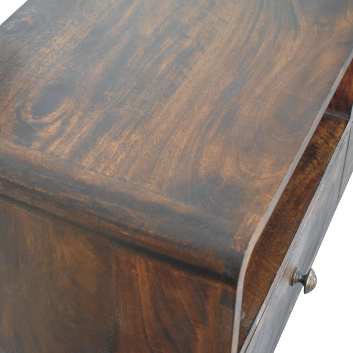 Nashville Walnut 3-Drawer Console Table
