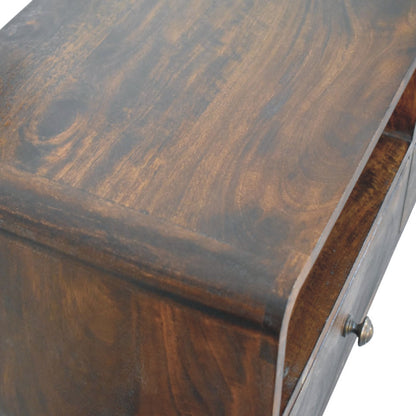 Nashville Walnut 3-Drawer Console Table