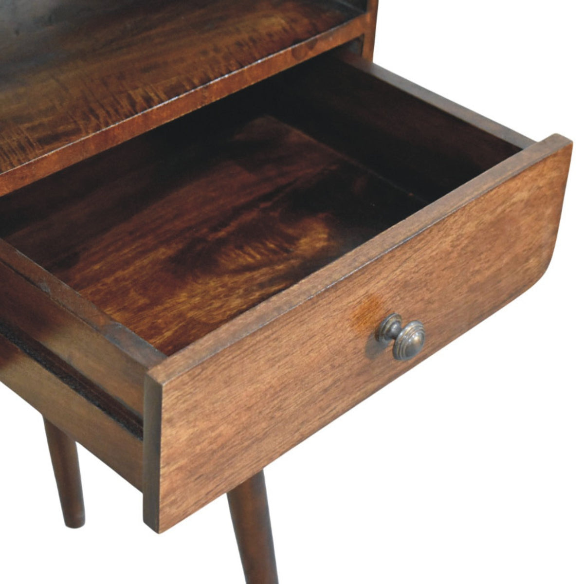 Nashville Walnut 3-Drawer Console Table