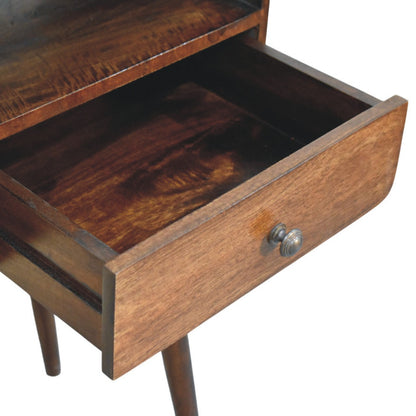 Nashville Walnut 3-Drawer Console Table
